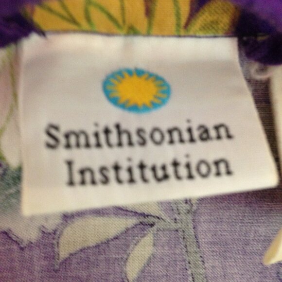 Smithsonian Institution Robe Floral Print (No Tie) M - Picture 2 of 6